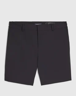 Black Skinny Fit Elasticated Stretch Shorts