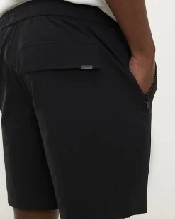 Black Skinny Fit Stretch Shorts