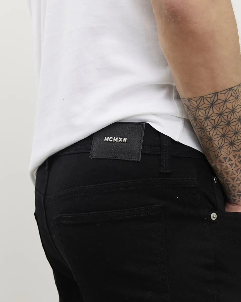 Black Skinny Fit Stretch Premium Jeans