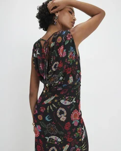 Black Sleeveless Boutique Icon Maxi Dress