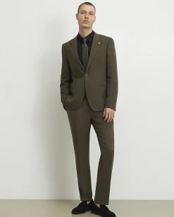 Black Slim Fit Cotton Blend Shirt