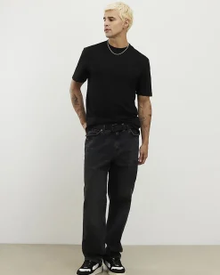 Black Slim Fit Cotton T-Shirt 3 Pack
