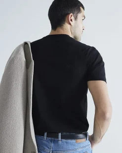 Black Slim Fit Crew Neck T-Shirts 3 Pack