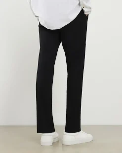 Black Slim Fit Stretch Chino Trousers