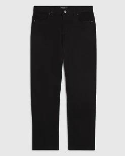Black Straight Fit Essential Jeans