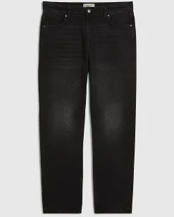 Black Straight Leg Jeans
