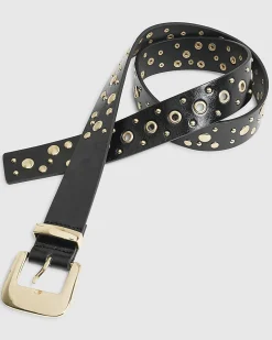 Black Studded Belt