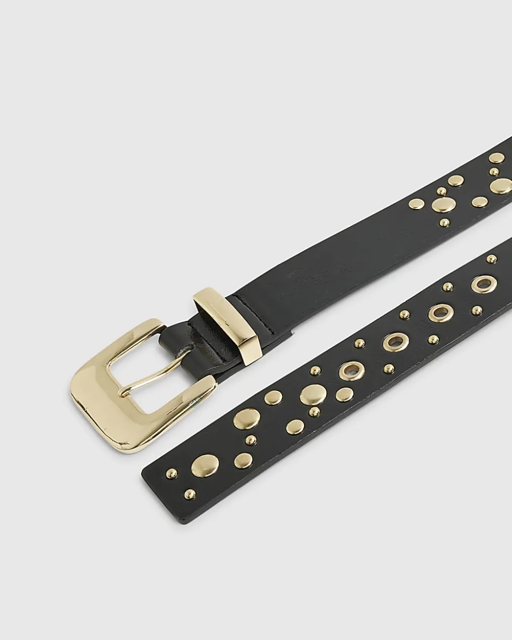 Black Studded Belt