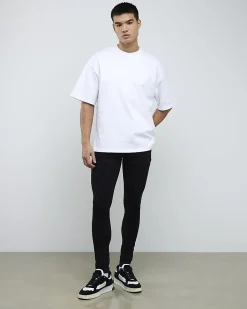 Black Super Skinny Stretch Jeans