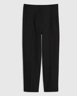 Black Tailored Cigarette Trousers
