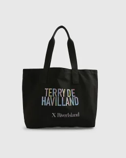 Black Terry De Havilland Tote Bag
