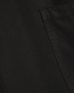 Black Twill V-neck Jumpsuit