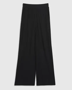 Black Wide Leg Joggers