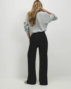 Black Wide Leg Joggers