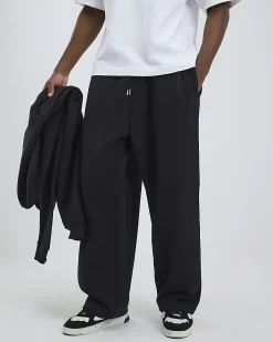 Black Wide Leg Joggers
