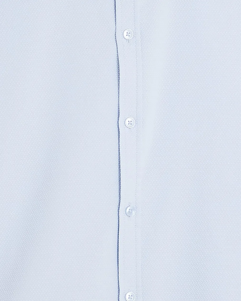 Blue Textured Muscle Fit Long Sleeve Shirt