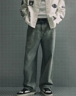 Blue Baggy Fit Jeans