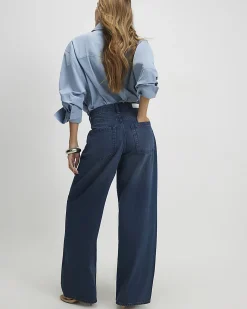 Blue Classic Barrel Jeans