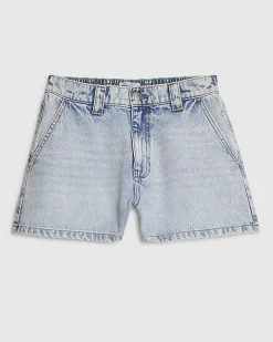 Blue Denim Casual Shorts