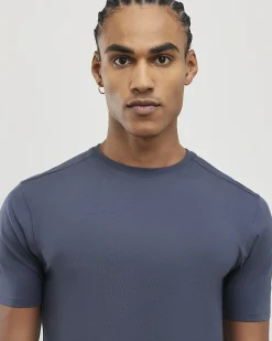 Blue Essential Muscle Fit Stretch T-shirt