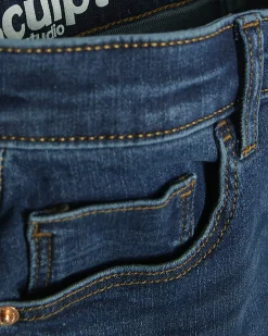 Blue High Waisted Sculpt Flare Jeans