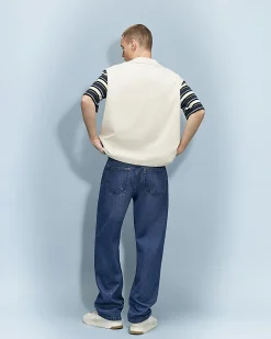 Blue Loose Fit Jeans