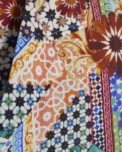 Blue Mosaic Print Shirt