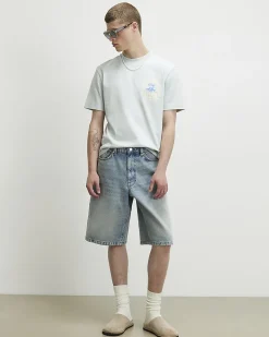 Blue Oversized Cotton Cote Bleue T-Shirt