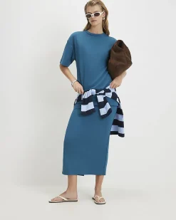 Blue Premium Maxi Skirt