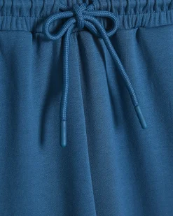 Blue Premium Wide Leg Joggers