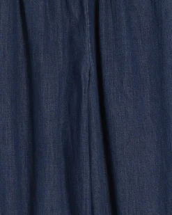 Blue Pull On Cuffed Hareem Jeans