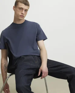 Blue Regular Fit Cotton T-Shirt