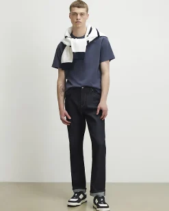 Blue Regular Fit Cotton T-Shirt