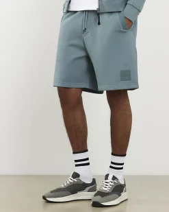 Blue Regular Fit Shorts