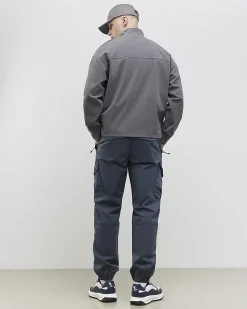 Blue Regular Fit Stretch Cargo Trousers
