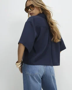 Blue Short Sleeve Polo Shirt