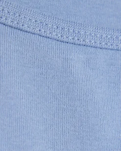 Blue Sleeveless Cotton Tank Top