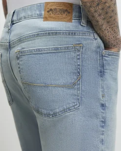 Blue Slim Fit Stretch Jeans