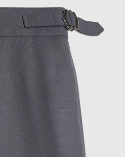 Blue Slim Fit Suit Trousers