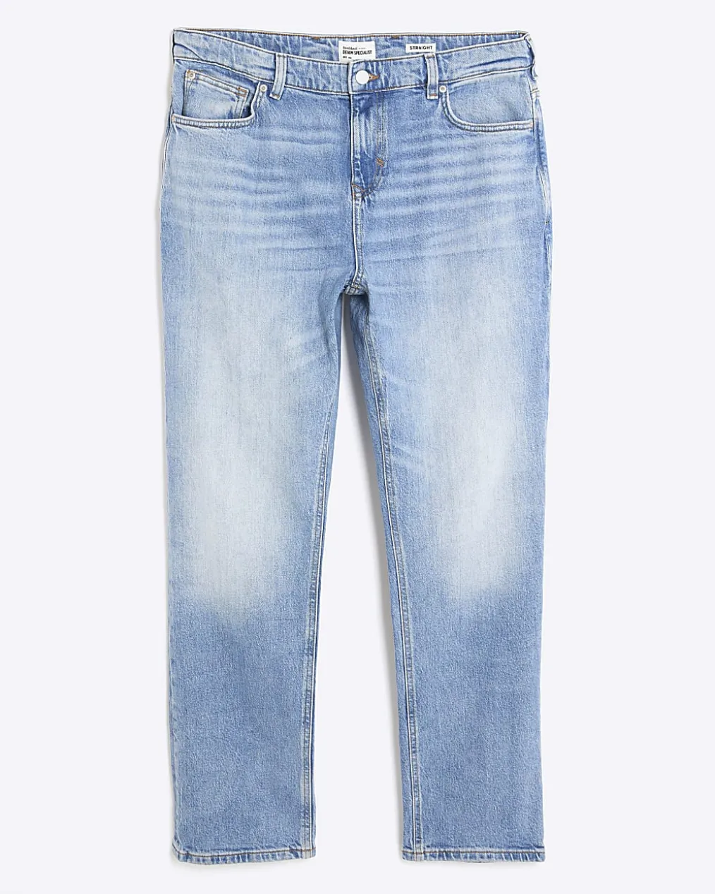 Blue Straight Fit Jeans
