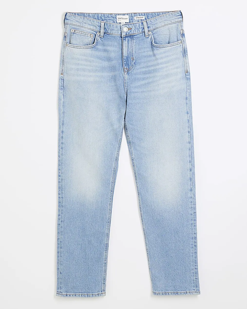 Blue Straight Fit Jeans