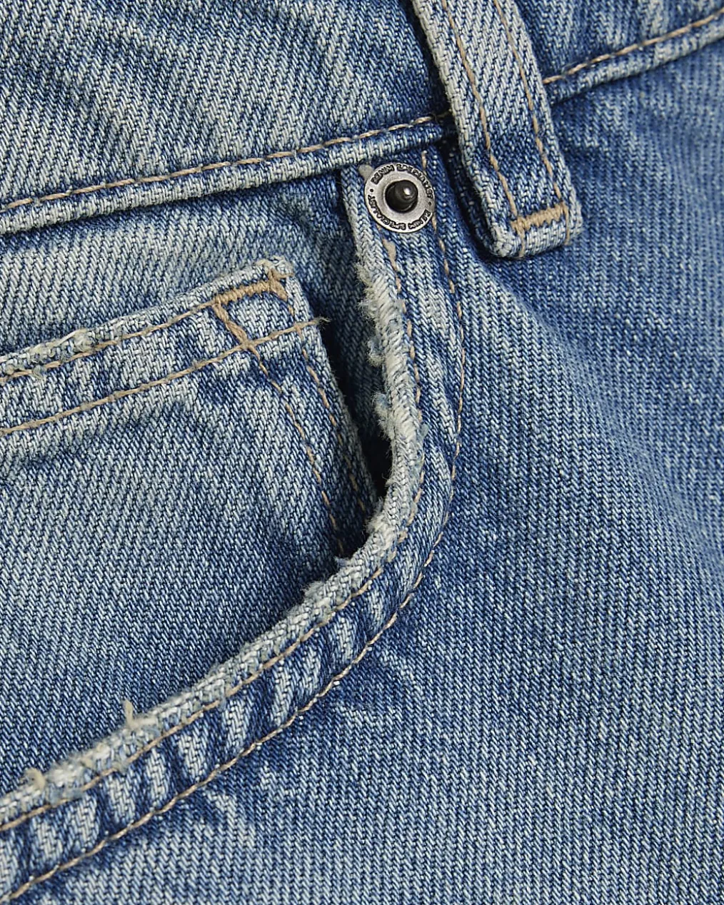 Blue Straight Fit Jeans
