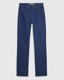 Blue Stretch Straight Leg Jeans