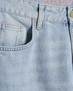 Blue Wide Leg Jeans