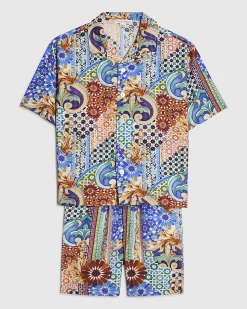 Boys Blue Shirt & Short Set