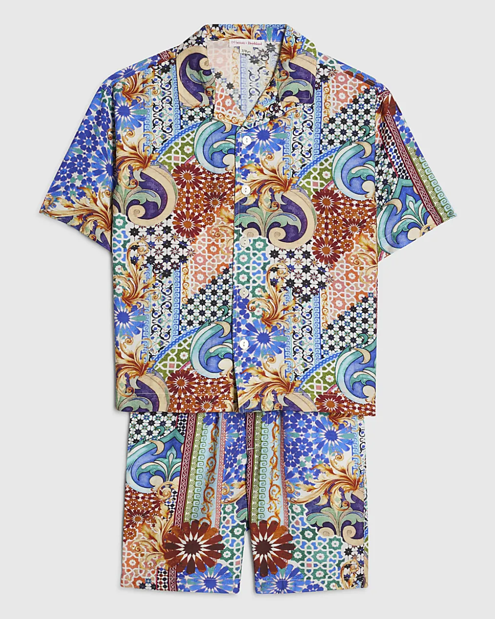 Boys Blue Shirt & Short Set