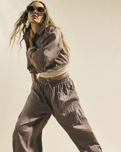 Brown Balloon Leg Trousers