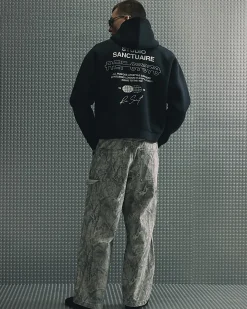 Brown Camouflage Baggy Fit Jeans
