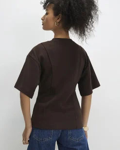 Brown Cosy Short Sleeve T-Shirt