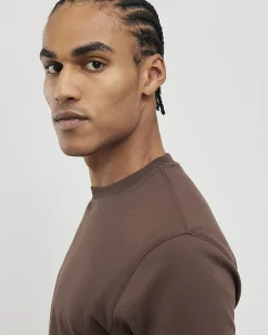 Brown Essential Slim Fit Midweight T-Shirt